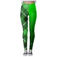 thumbnail image 4 of DGHM Women's St. Patrick's Day Irish Green Leggings Green L, 4 of 5