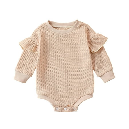 

Girls Romper Baby Boy Girl Knit Sweater Romper Oversized Crewneck Sweatshirt Jumpsuit Cute Fall Outfits Girls Jumpsuits & Rompers(Size:3-6 Months)
