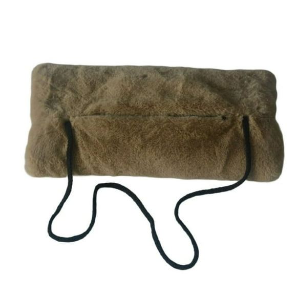 EIGTHTAIL Winter Warm Plush Hand Muff Adult Unisex Cold Weather Hand Warmers with Pocket