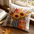 thumbnail image 3 of Fall Pumpkin Maple Leaf Throw Pillow Covers 18x18 Inch for Thanksgiving Indoor Outdoor Decor, 3 of 5