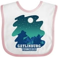 thumbnail image 3 of Inktastic Smoky Mountains Gatlinburg Tennessee with Bear Boys or Girls Baby Bib, 3 of 4