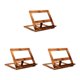 thumbnail image 4 of Naiovety Wooden Book Stand with Page Paper Holders Textbook Kitchen Clip Page Type1 NO1, 4 of 6