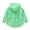 Green, variant on IROINNID Child's Hooded Windbreaker Zipper Shirt Cartoon Rainbow Coat Water Proof Jacket