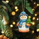 thumbnail image 1 of Seyotauo Christmas Snowman Ornaments Double Sided Xmas Hanging Decorations, Acrylic Snowman Figurines Ornament for Christmas Tree Wreath Fireplace Window Holiday Party Supplies Gift, 1 of 6