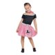 thumbnail image 1 of Bristol Novelty - Disfraz Rock N Roll con lentejuelas rockabilly para niña (Rosa/Negro), 1 of 2