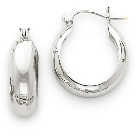 14kt White Gold Hoop Earrings 14kt White Gold Hoop Earrings