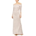 thumbnail image 1 of Vince Camuto Vestido de Encaje para Mujer, Beige, 4, 1 of 1