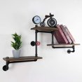 thumbnail image 5 of ATT Hardware Industrial Black Pipe Floating Shelves Rustic Vintage Ladder Display Rack Floating Rack, 5 of 5