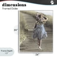 thumbnail image 4 of Stupell Industries Coastal Girl With Sun Hat Walking White Framed Giclee Art, 24 x 30, by Kendra Dew, 4 of 8