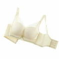 thumbnail image 3 of RYRJJ Full-Coverage Bras for Women No Underwire Soft Push Up Bralettes for Women with Support Adjustable Straps Everyday Bras(Yellow,M), 3 of 8