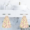 thumbnail image 7 of 1 Pcs Hanging Towels, Dish Towels Cherry Blossom Absorbent Hand Towels with Hanging Loop Washcloth for Bathroom Kitchen, 7 of 7