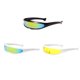 thumbnail image 1 of beautymall2017 3pcs mujeres visera gafas de sol espejo lente novedad de moda azul amarillo azul jinwen anteojos con visera, 1 of 8