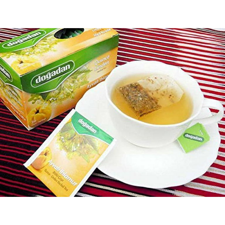 Doğadan Quince Linden Tea - Pack of 20 Teabags - Walmart.com