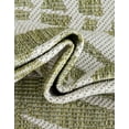 thumbnail image 5 of Unique Loom Outdoor Botanical Collection Area Rug - Palm (6' 1" Square Green/Ivory), 5 of 6