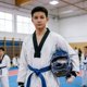 thumbnail image 4 of unbranded Cubierta Facial Para Sparring Taekwondo Transpirable Y Resistente Para Uso Deportivo, 4 of 6