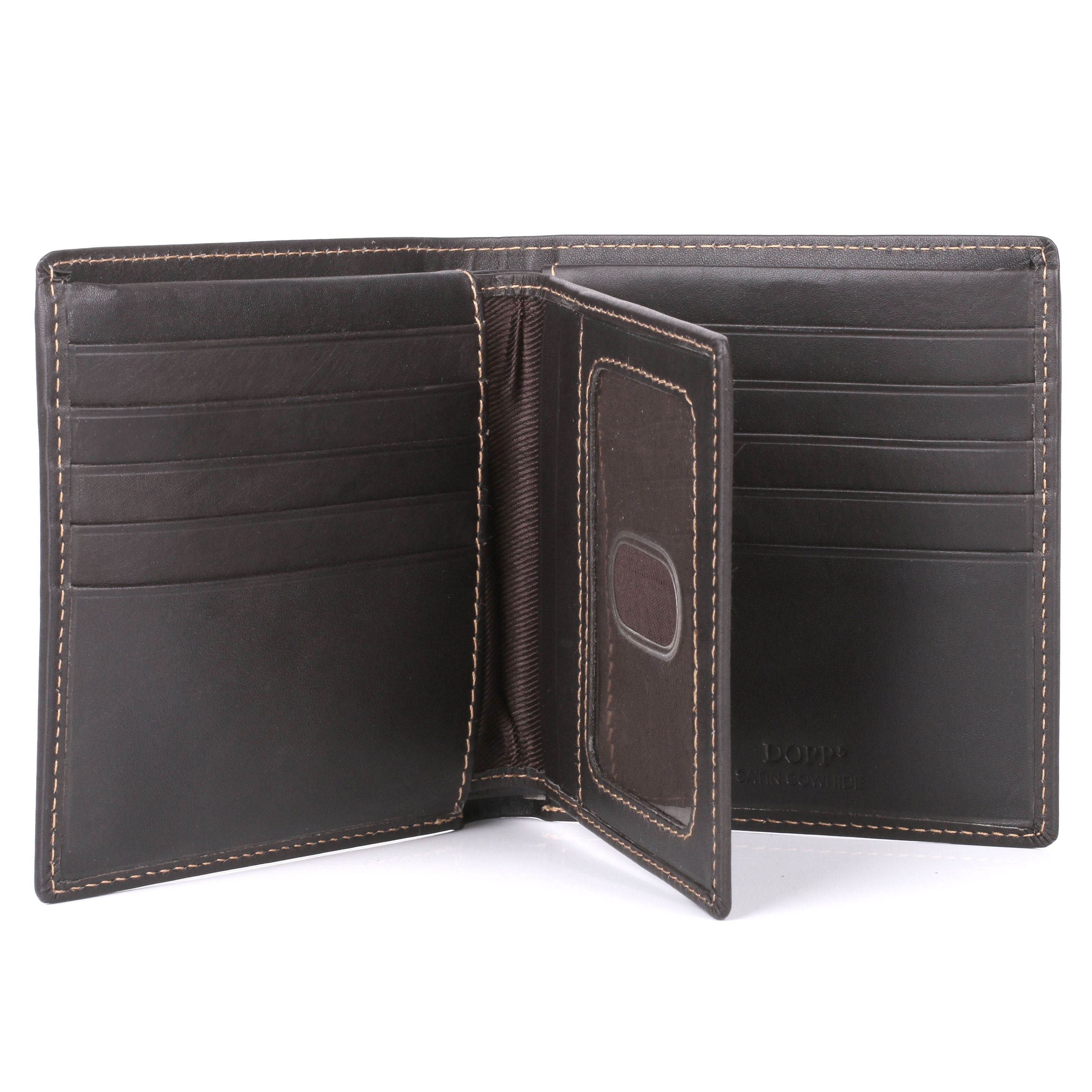 J. Buxton Men's Ridgewood Three-Fold Leather, Brown - Walmart.com