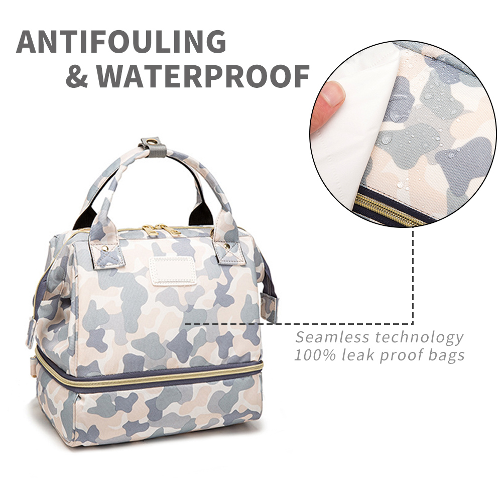 Baby Diaper Bag Mommy Bag Multifunctional Breast Milk Preservation Bag Portable Food Storage Insulation Bag Backpack