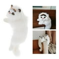 thumbnail image 3 of Juguetes de peluche, muñecos de , juguetes de peluche, almohada suave pa mascotas, 30 cm, simulación de gato, modelo de animal, decoraciones Negro a la derecha Colco muñeca de gato para niños, 3 of 8