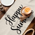 thumbnail image 3 of Summer Sunflowers Table Runner 90 Inches, Country Botanical Blossom Flowers Bed Runner Dresser Scarves Tabletop for Indoor Outdoor Parties/Ceremony/Banquet, 13" x 90", 3 of 9
