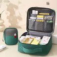 thumbnail image 4 of Cathoe 2pcs First Aid Bag Empty Medical Supplies Organizer Bag Portable Trauma Kit for Home Outdoors, 4 of 5