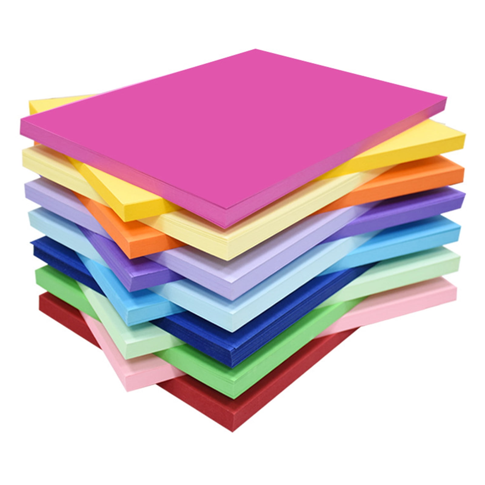 50 Sheets Colorful 8K Folding Paper Double Sided for Art Craft, DIY Arts, School, Coloured Paper, Handmade Folding Paper