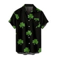 thumbnail image 3 of Camisa del Día de San Patricio para hombres, camisas hawaianas con botones y estampado completo en 3D, camisetas de playa informales de verano de manga corta, camisas y blusas, 3 of 5