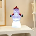 thumbnail image 5 of nvzhuang Christmas Light Up Snowman Figurines Santa Night Lights Christmas Desktop Ornament for Home Holiday Decor, 5 of 8