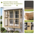 thumbnail image 5 of Haverchair Cat Catio, Cat Window Perch for Large Indoor Cats, Window Box Enclosure with 4 Jump Platforms, Wooden Window Hammock for Multi Kittens, All-Weather Use Outdoor Small Pet Perch House, 5 of 12