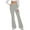 Gray, variant on Womens Yoga Pants Flared Classic Casual Slimming Yoga Sweatpants Spandex Elastic High Waist Full Length Sweatpants Solid Trousers for Ladies Hiking Shopping Purple