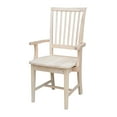 thumbnail image 1 of International Concepts Mission Side Chair With Arms, Unfinished, 1 of 5