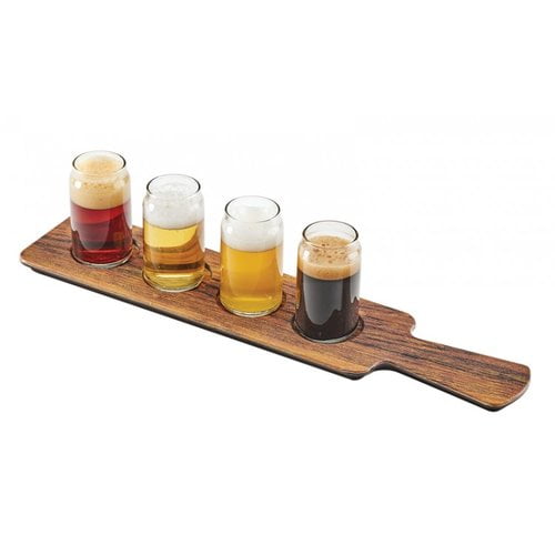 CalMil 4 Glass Beer Tasting Paddle (Set of 6)