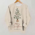 thumbnail image 5 of Enjoytime Christmas Women's Sweatshirts Crewneck Long Sleeve Pullover Tops Trendy Casual Xmas Graphic Sweatshirt, 5 of 7