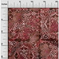 thumbnail image 2 of oneOone Viscose Chiffon Maroon Fabric Asian Sewing Craft Projects Fabric Prints By Yard 42 Inch Wide, 2 of 4