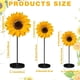 thumbnail image 2 of Price Drop Lemon Bee Sunflower Home Decor Sign Standing Wooden Rustic Tall Standing Wood Block, 2 of 2
