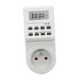 thumbnail image 4 of AMLESO Digital Timer Outlet FR Plug Programmable Timer Switch for Fan Bathroom Lamp, 4 of 8