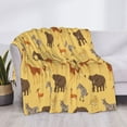 thumbnail image 3 of Naloa Cute Animals Flannel Blankets - Thick and Warm Blanket for Winter, Soft Fuzzy Plush King Blanket for All Seasons80"x60", 3 of 6