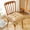 Khaki, variant on 4 Pack Ruffled Chair Pads for Dining Chairs, Cotton Chair Cushion with Ties Farmhouse Seat Cushion for Dining & Kitchen Chair Seat Pads (Off-White,4 Pack)
