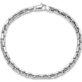 thumbnail image 4 of 14K White Gold Polished Chain Bracelet (8.5 X 4) Made In Italy gb275-8.5, 4 of 5