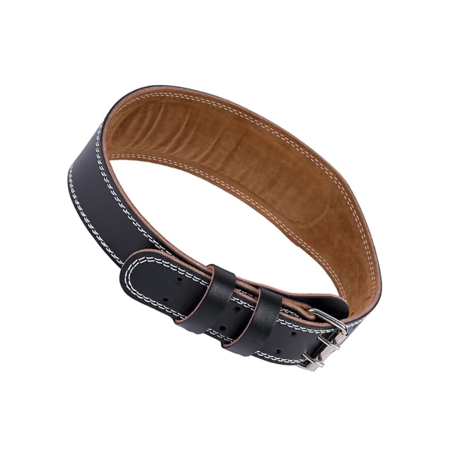 Cinturón de levantamiento de pesas Greeniant cuero negro L-115CM