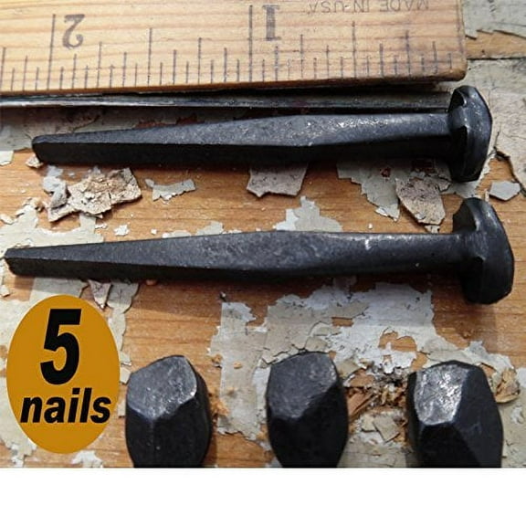 5 2" Steel Decorative Antique Wrought Head Nails-Rosehead Nails