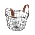 thumbnail image 3 of MOVTOTOP Firewood Storage Basket Wood Storage Racks Large Wire Metal Hamper Laundry Baskets Farmhouse Basket Container, 3 of 7