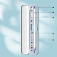 thumbnail image 2 of Étui de Transport pour Apple Pencil 2ème Génération et 1ère Génération Boîte de Rangement avec Couvercle Stylo Protection Étui Absorption des Chocs avec Autocollant, 2 of 4