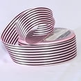 thumbnail image 2 of The Ribbon People Pink and Black Contemporary Striped Craft Ribbon 1.5" x 108 Yards, 2 of 2