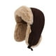 thumbnail image 5 of Gorro Invierno Aviador con Orejeras Plegables Sombrero Ruso Gorro Unisex Material Grueso de Felpa Protección Contra El Frío Y Viento Adecuado P Café, 5 of 8