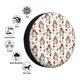 thumbnail image 4 of Fotbe Merry Christmas Santa Funda de Llanta de Repuesto con Estampado, Engrosada, Ajuste Universal para Jeep, Remolque, RV, SUV, Camión-14 inch, 4 of 6