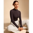 thumbnail image 4 of CRZ YOGA Softembrace Long Sleeve Shirts for Women Casual Going Out Comfort Tops Soft Fitted Layer Tees, 4 of 6