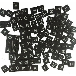 TSV Wood Letter Tiles, 200pcs A-Z Capital Letters, Scrabble Tiles for Crafts,  Wooden Letters Scrabble Letters Education Games and DIY Wood Tile Game Wall  Decor 