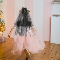 thumbnail image 2 of 2 Pcs Voile Ruban Nœud Élégant Coiffe de Mariage Parent-Enfant, 2 of 8