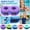 D, variant on Bisitoy Foam Swim Aquatic Cuffs, 2 Pack Portable Thick High Buoyancy Arm Bands for Swimming