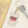 thumbnail image 6 of I Won The Royal Flush Gambler Stainless Steel or 18k Gold Premium Swivel Dog Tag Keychain, 6 of 16